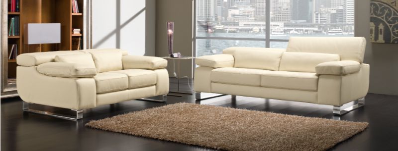 Divani coordinati in pelle
