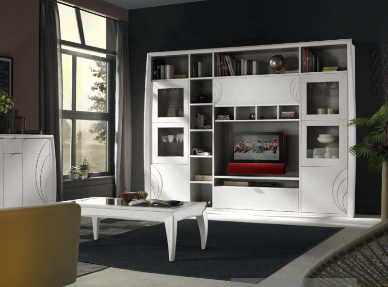 Sala con arredi su misura