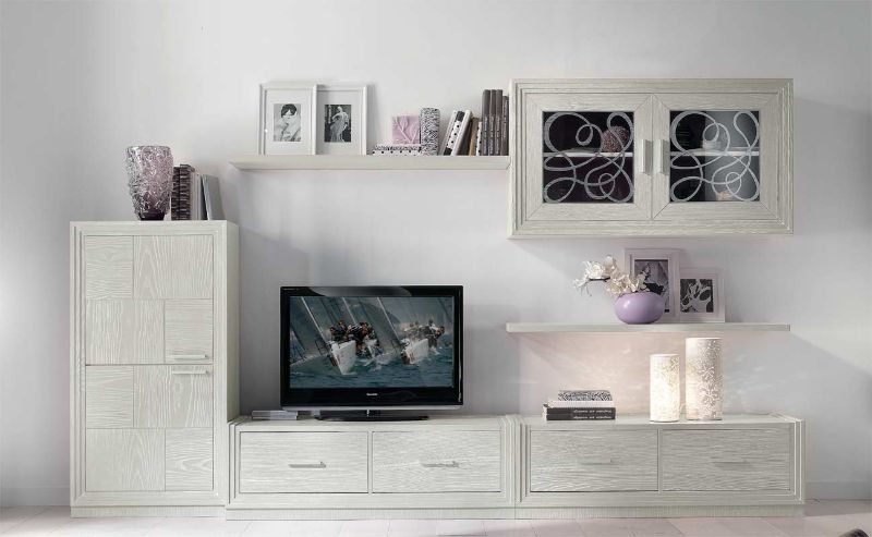 Salotto con arredamenti su misura