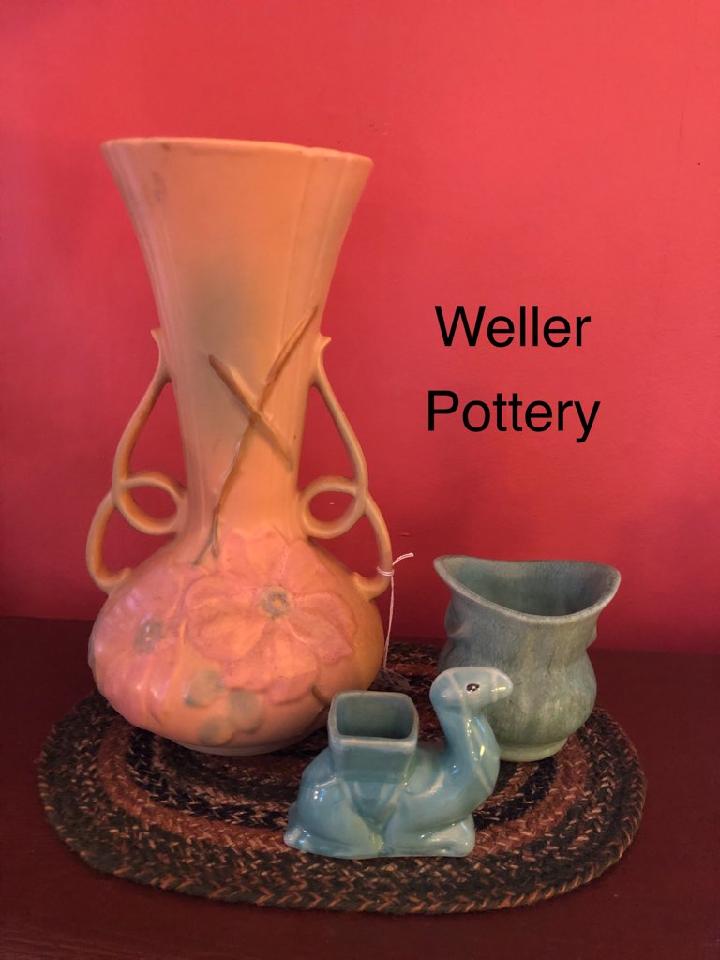 Weller Pottery at Victorian Rose Vintage Antiques