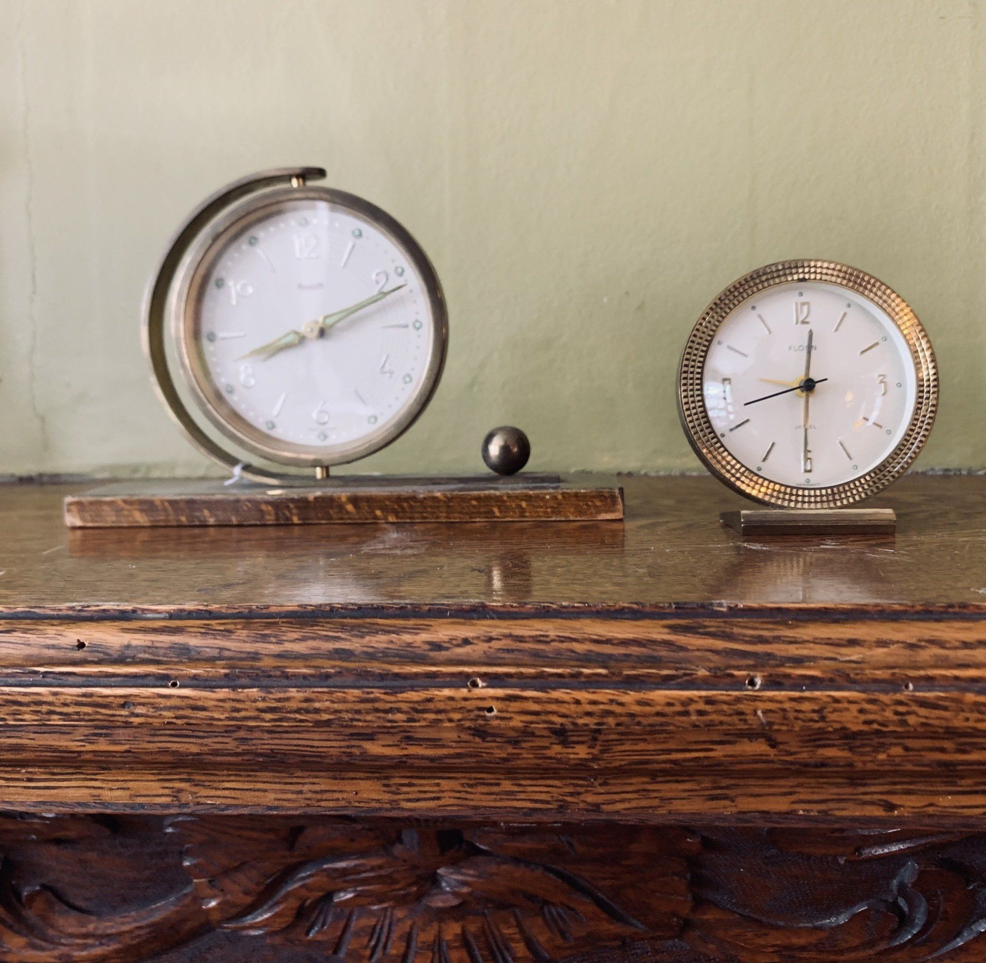 Antique and Vintage Clocks at Victorian Rose Vintage Antiques in Bouckville, NY