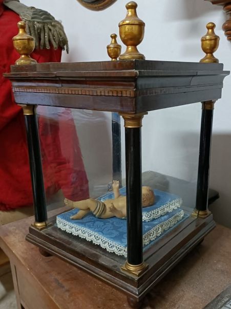 Gesù bambino in vetro