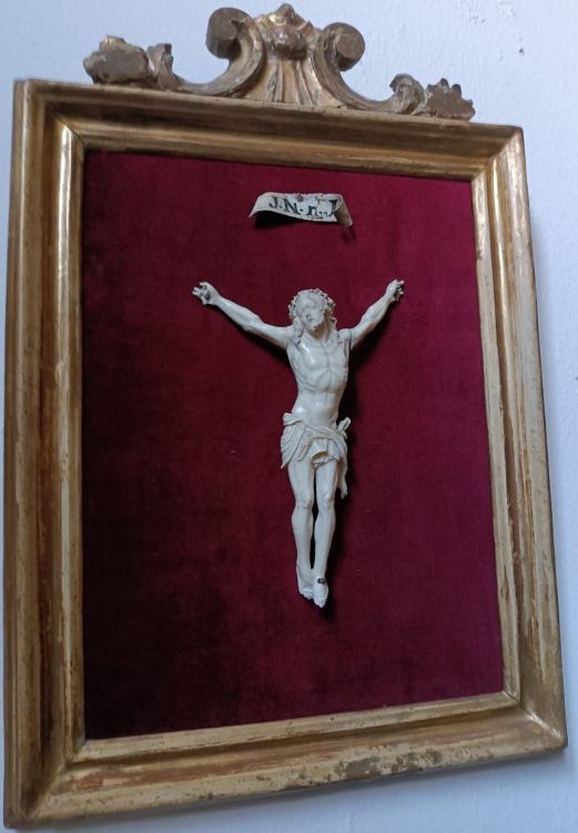 Quadro d'epoca con Cristo