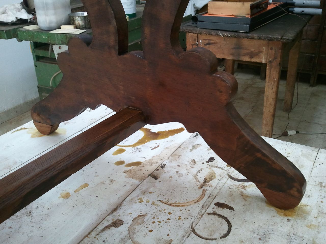 Dettaglio mobile in legno