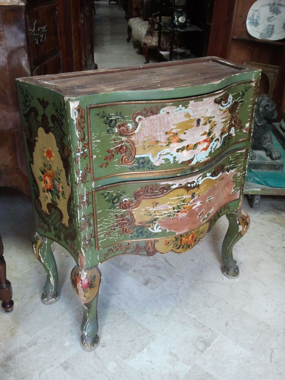 Comodino da restaurare