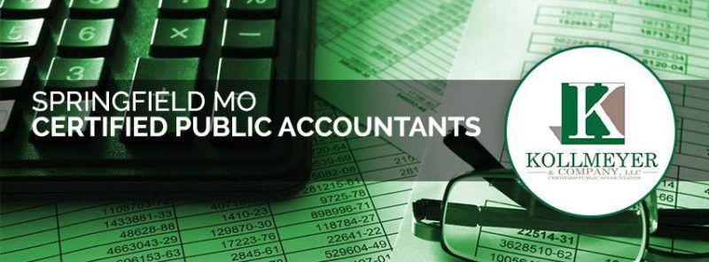 a springfield mo certified public accountants advertisement with a calculator and glasses