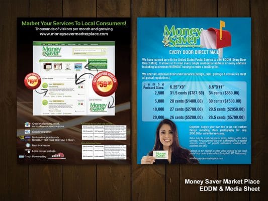 Money Saver Market Place EDDM & Media Sheet