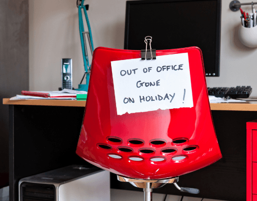 office chair with out office sign