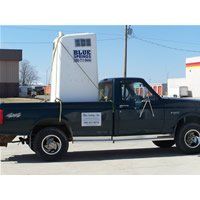 Commercial Portable Restroom — Portable Restroom In Pick Up Van in Normal, IL