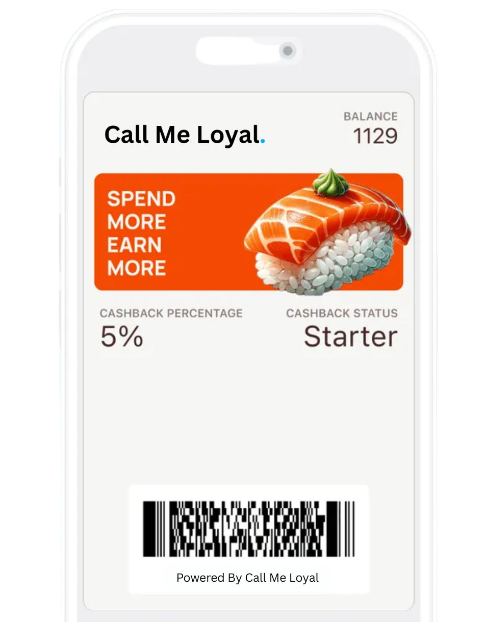 Call Me Loyal Cashback Card - Digital Cashback Card