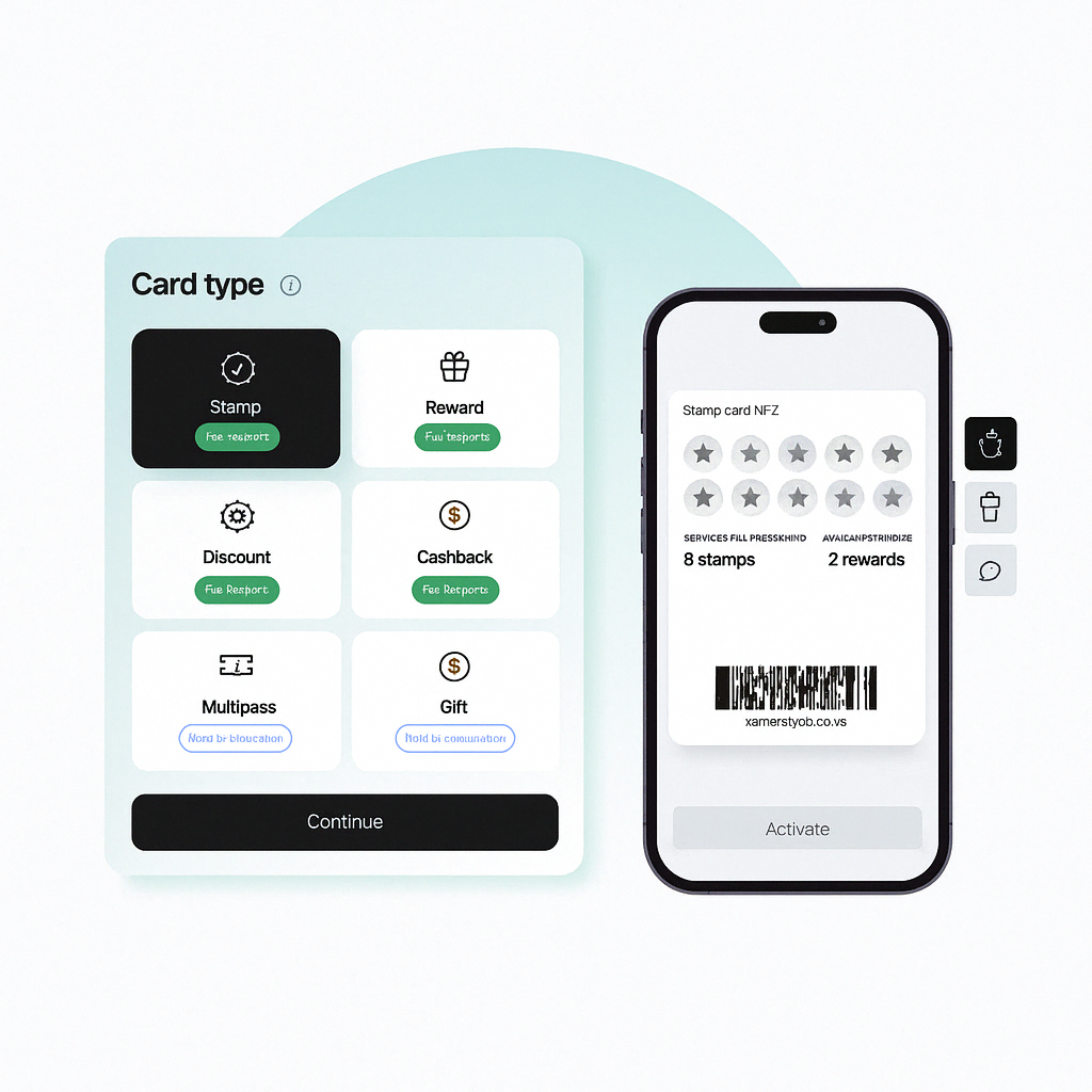 Call Me Loyal Card Type Selector
