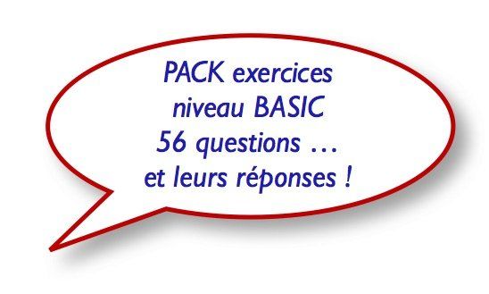 Pack Anglais niveau BASIC