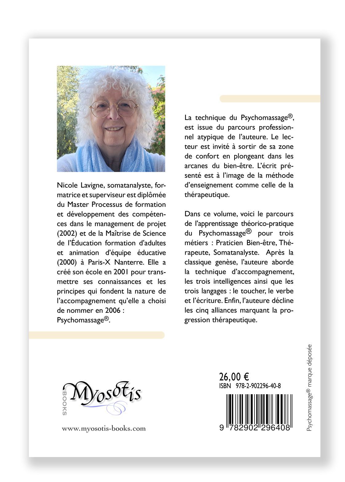 4e couv Psychomassage par Nicole LAVIGNE