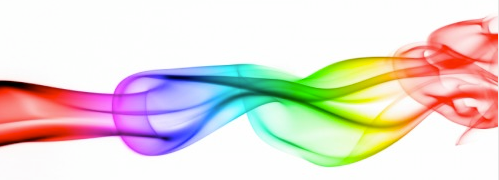 volutes LGBT multicolores