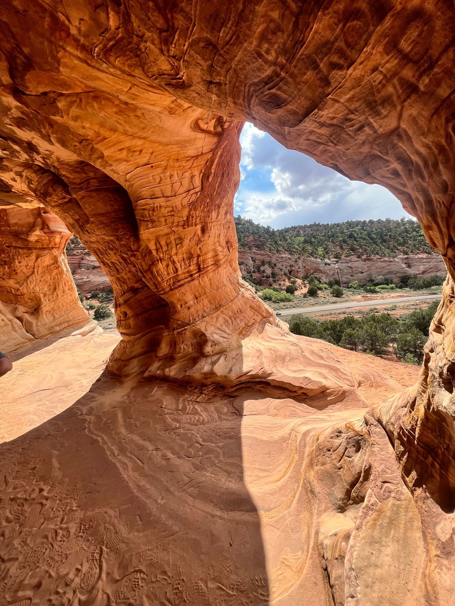 Moqui Sand Caves in Kanab, Utah
