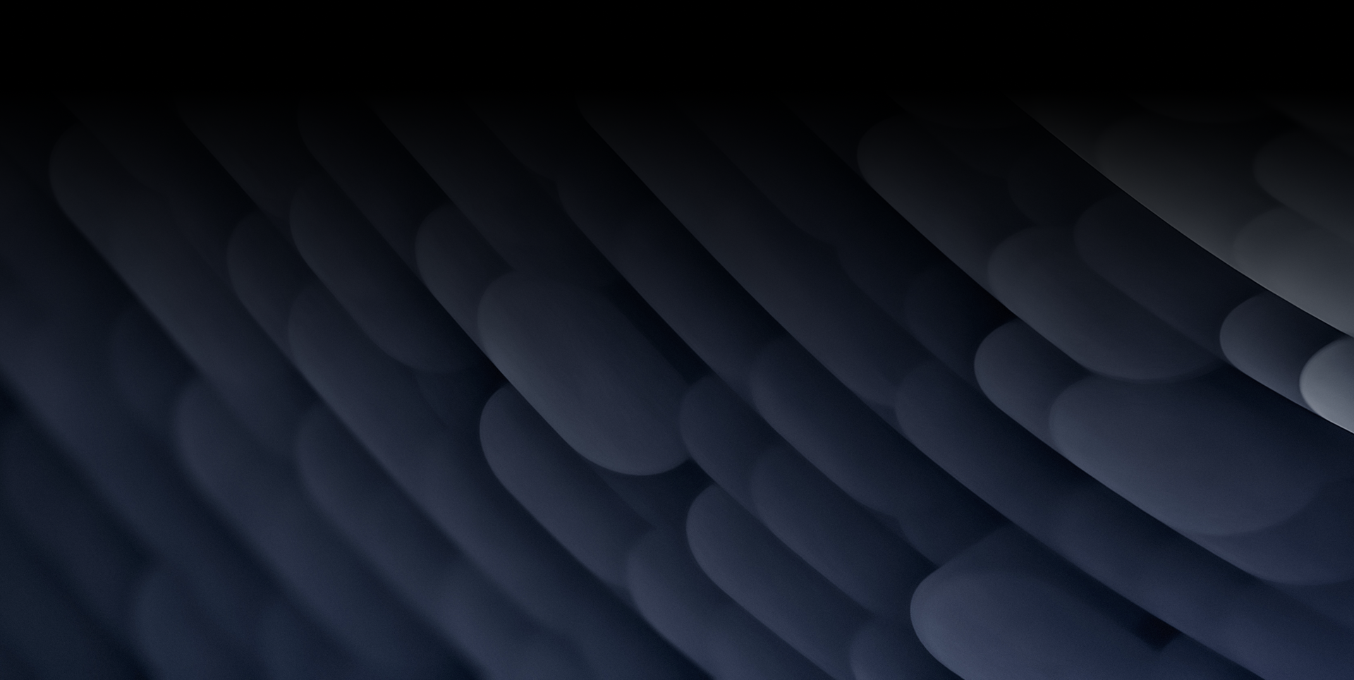 A dark blue background with a diagonal pattern of lines.