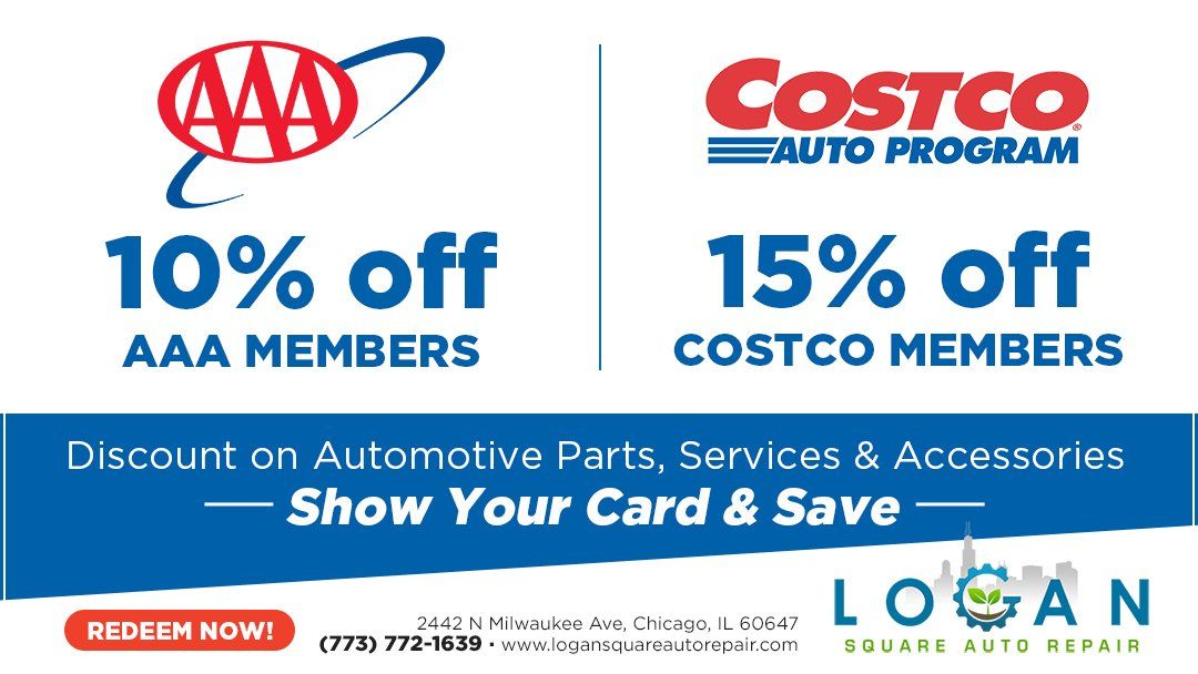 AAA & Costco Members Discount