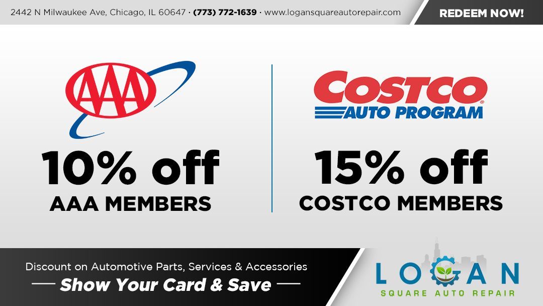 AAA & Costco Members Discount