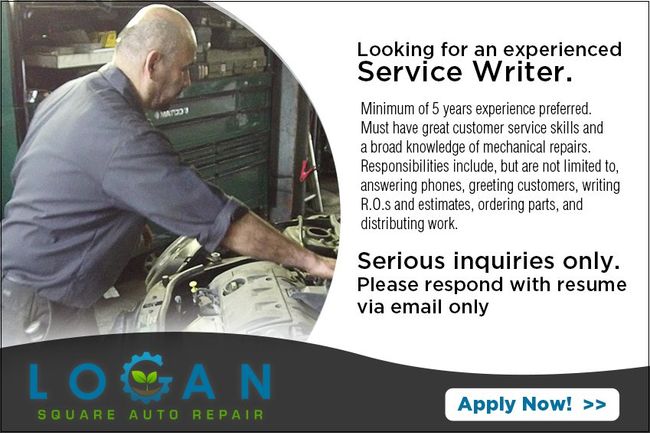 Looking for an experienced Service Writer
