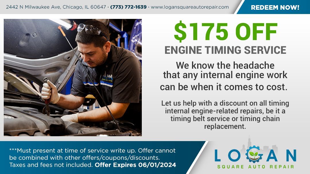 $175 OFF Engine Timing Service