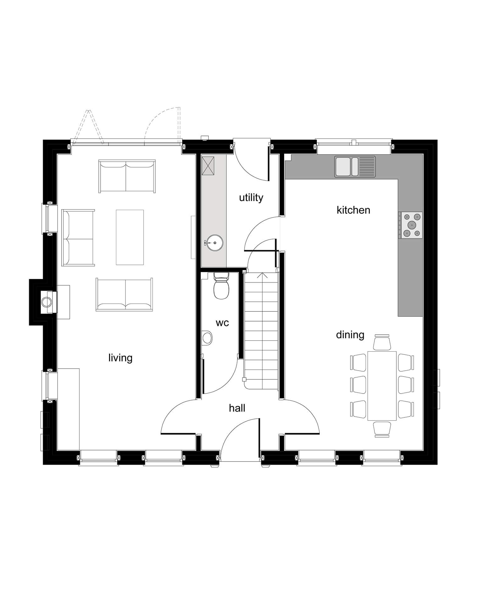 Grange Farm - Plot 2-10 - Ground Floor