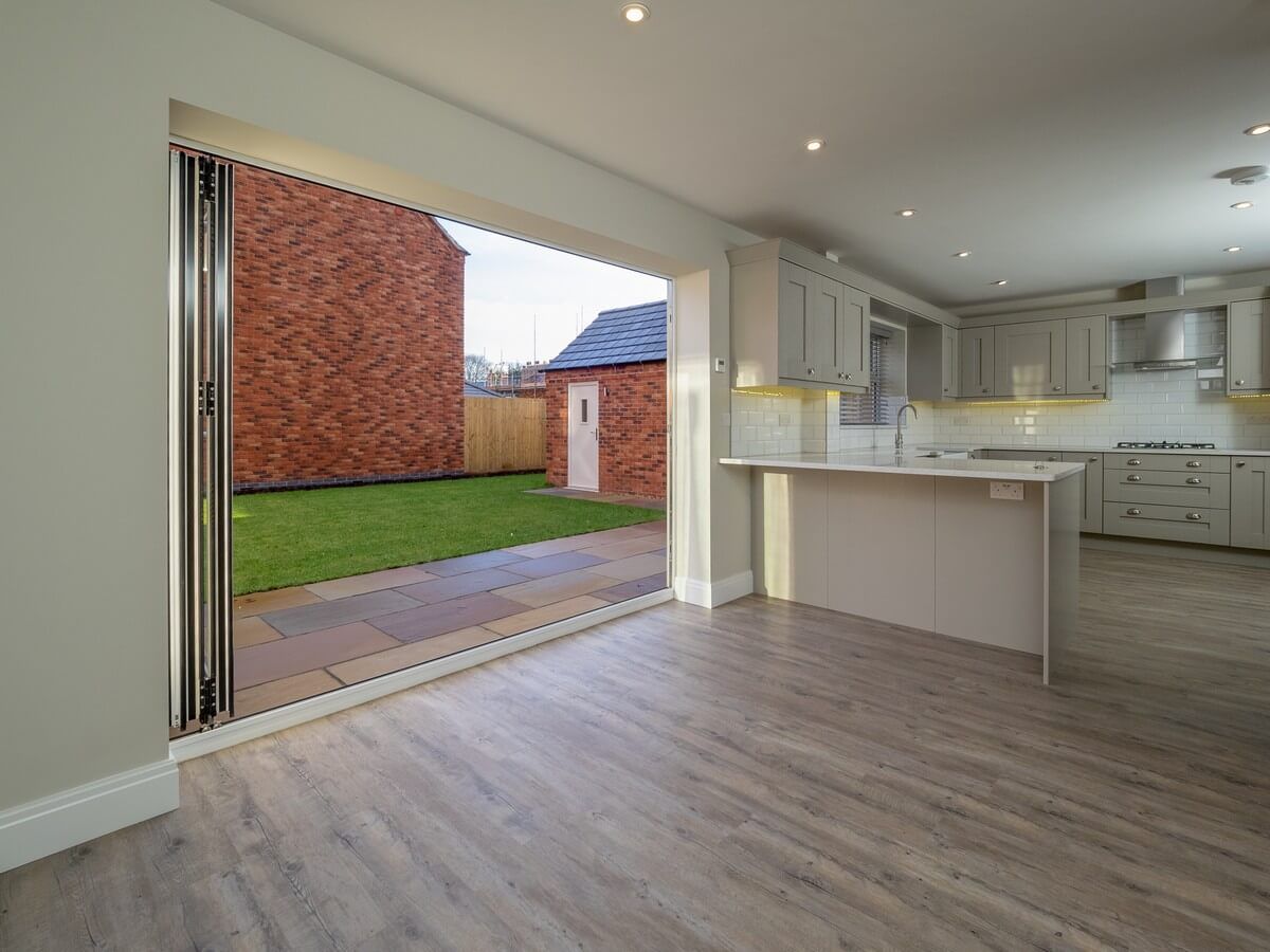 kitchen with outside opening