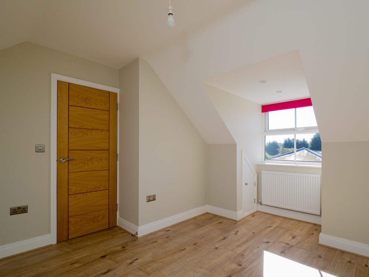 bedroom door and window