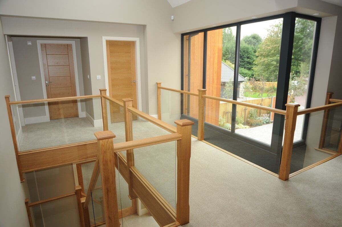 top view of house stairs