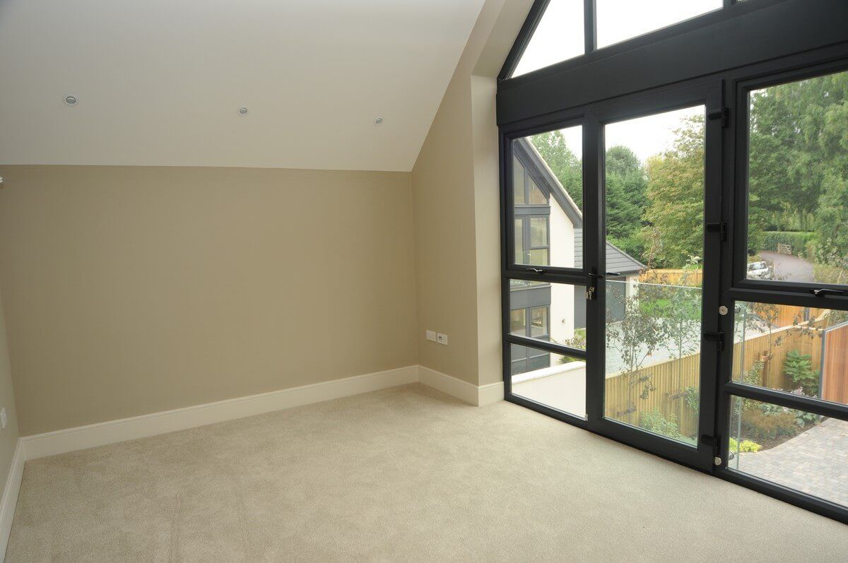 bedroom view of the yard