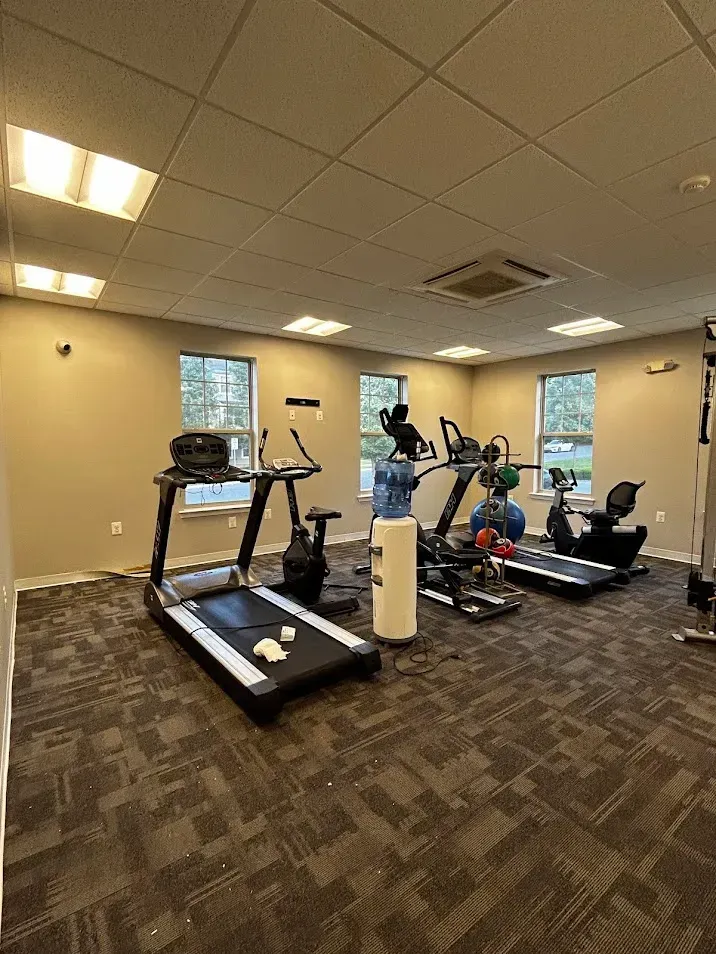 Lancaster gym painting – cream walls by professional painters Oasis Painting & Drywall.