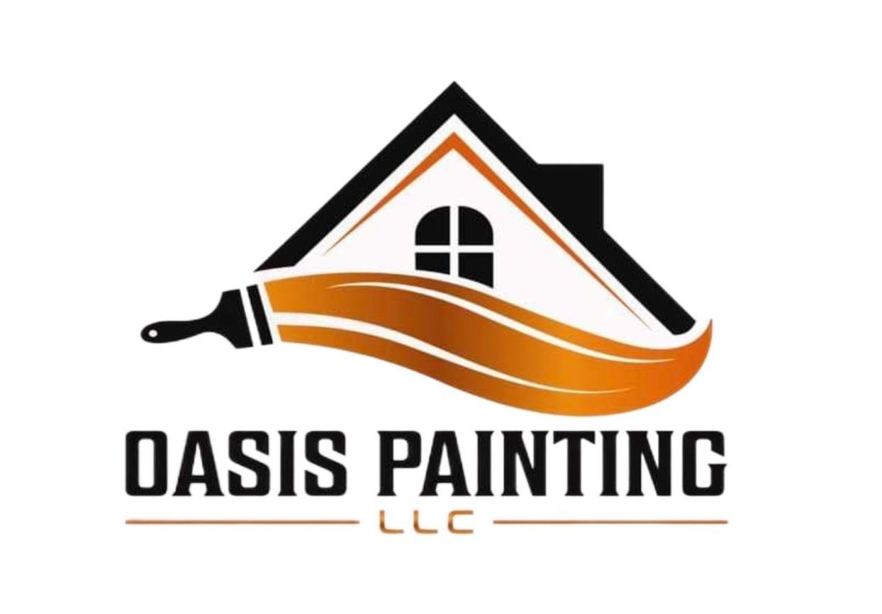 The logo for Oasis Painting & Drywall LLC is orange and black.