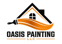 The logo for Oasis Painting & Dywall LLC is orange and black.