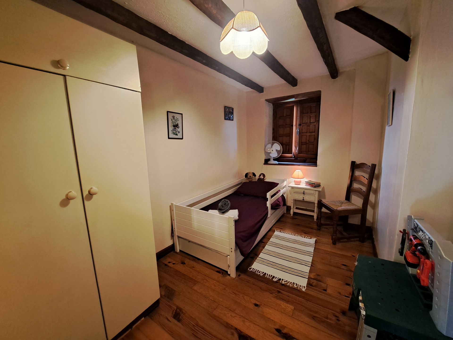 single ikea childrens bed with rollaway bed beneath