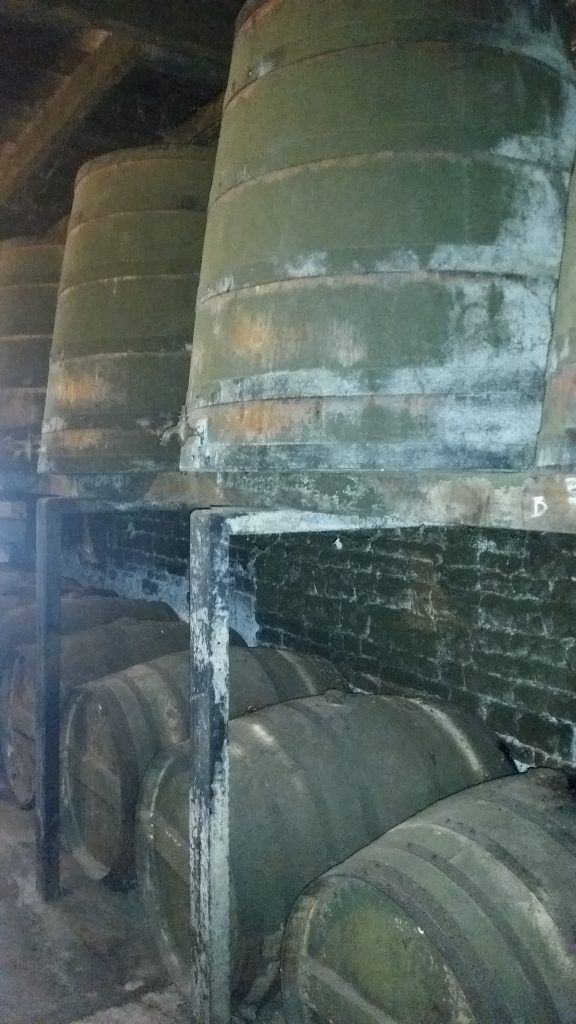 Cognac barrels