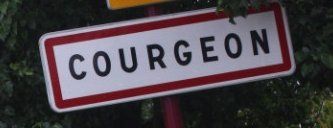 courgeon French village sign
