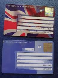 Ghic and Ehic health insurance cards