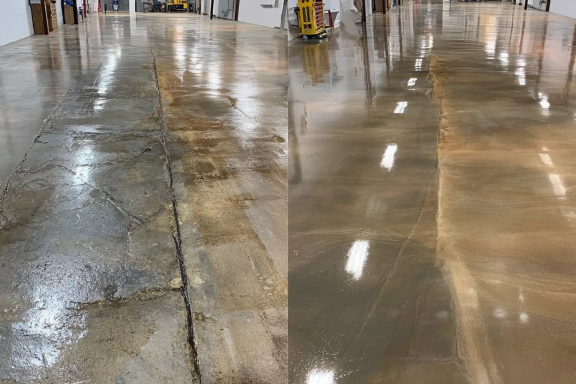 epoxy flooring solution for damaged concrete in Groveland
