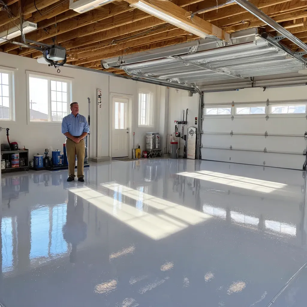 epoxy flooring Sanford FL finished garage
