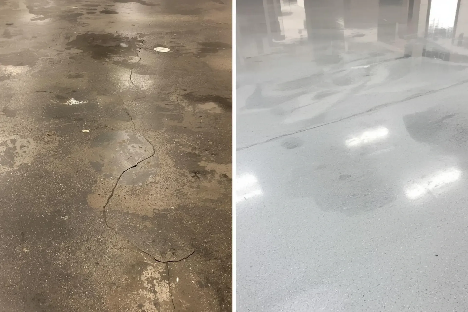 epoxy flooring solution for cracked concrete in Maitland FL
