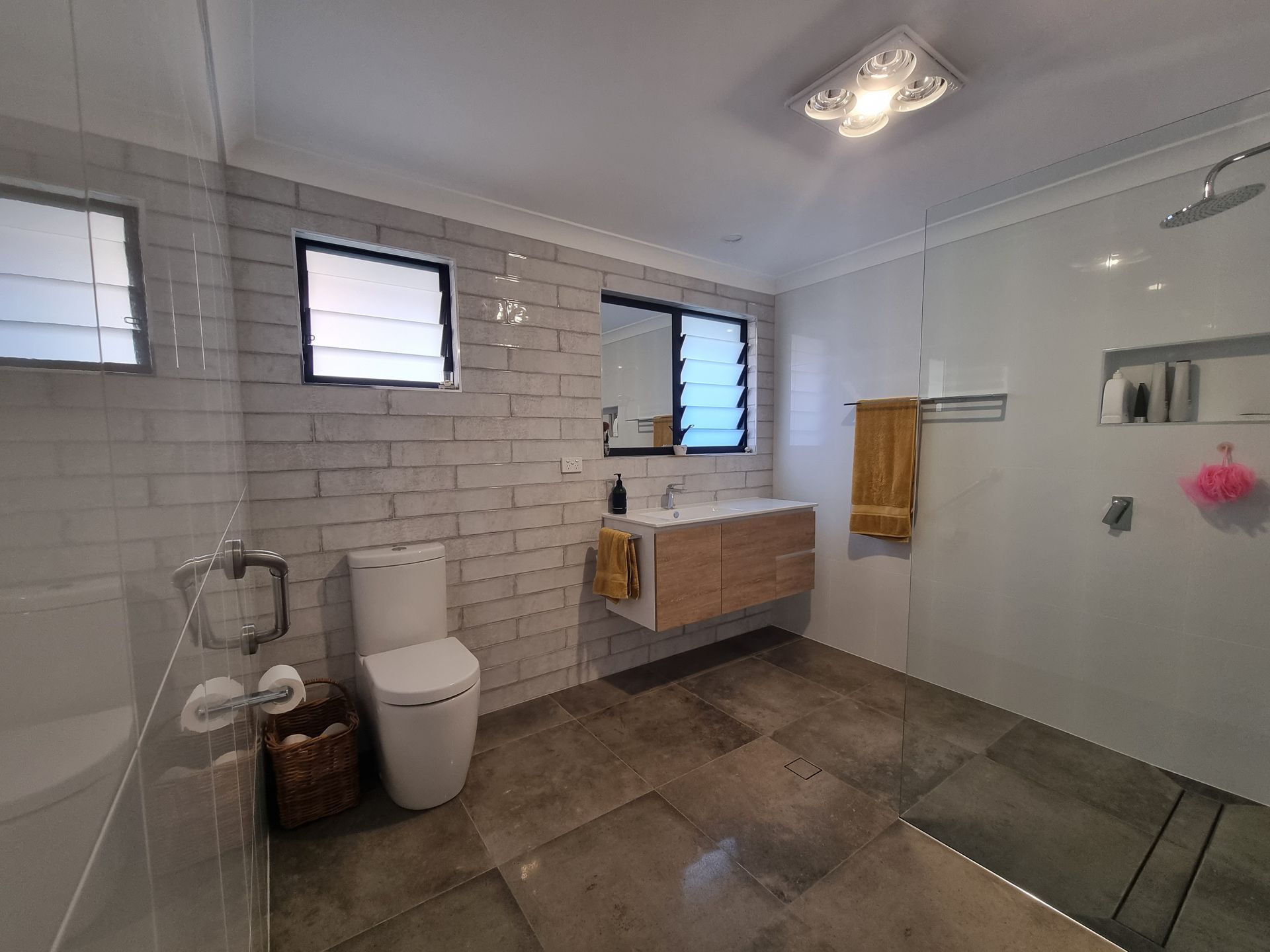 Tiled Walls and Floors in Bathroom — L.L Projects in Harrington, NSW