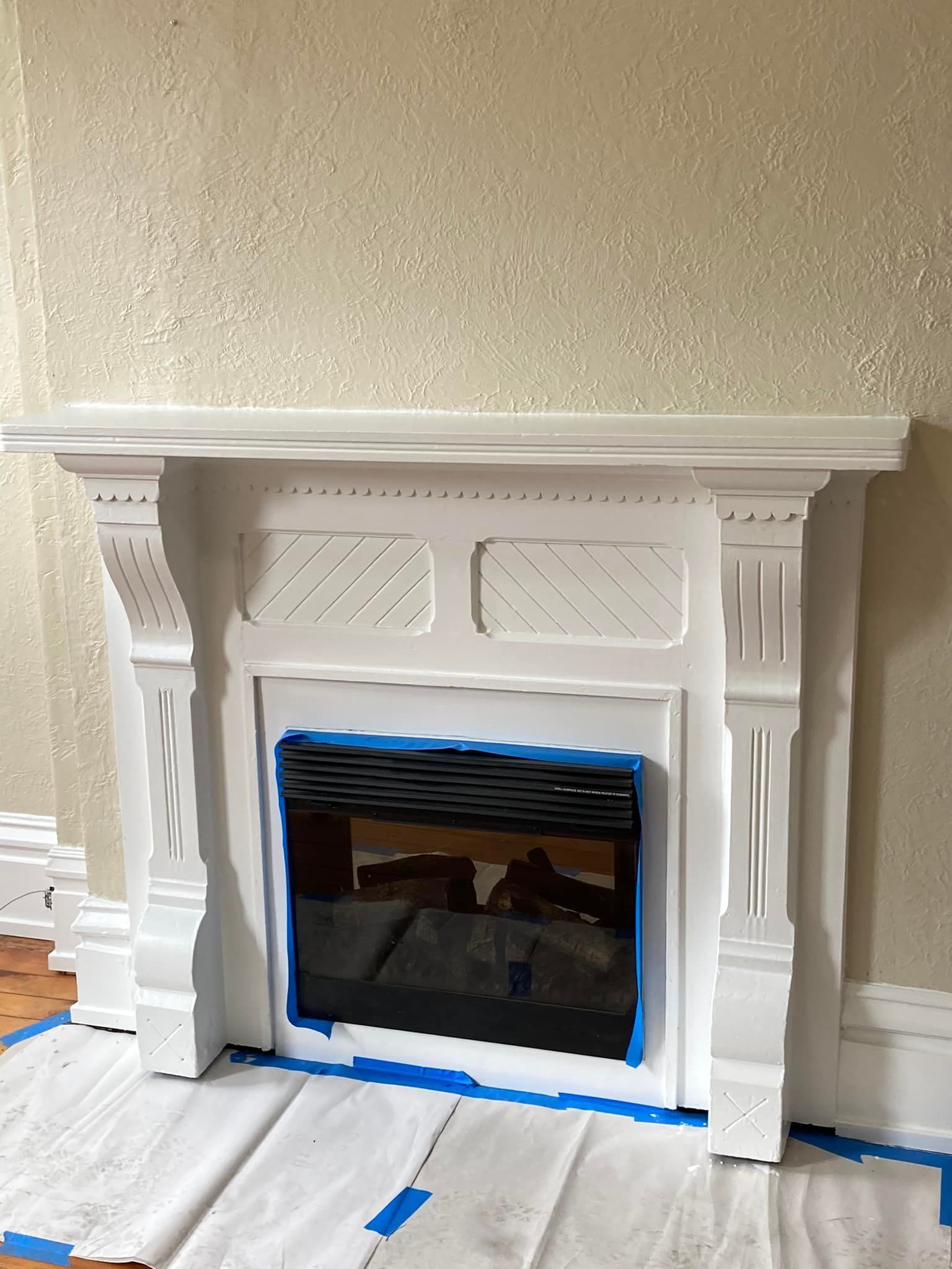 White Paint On Fireplace — Pittsburgh, PA — Ahrn City Contracting LLC