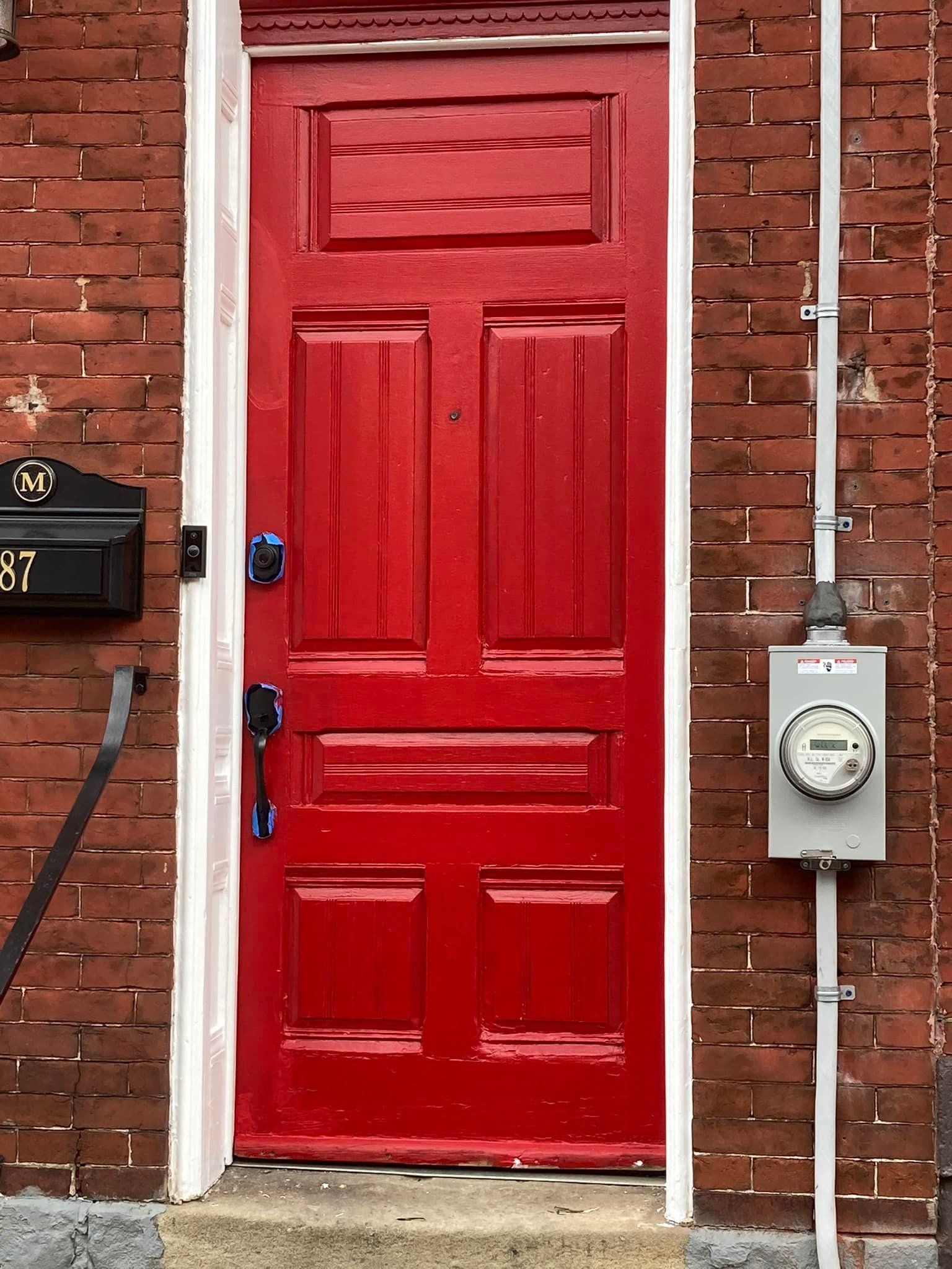 Red Door — Pittsburgh, PA — Ahrn City Contracting LLC