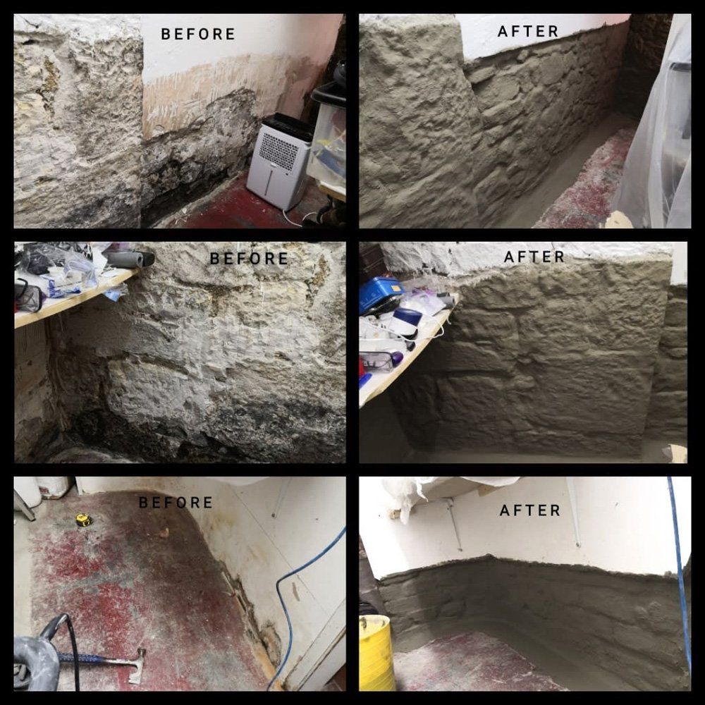 before and after maintenance work