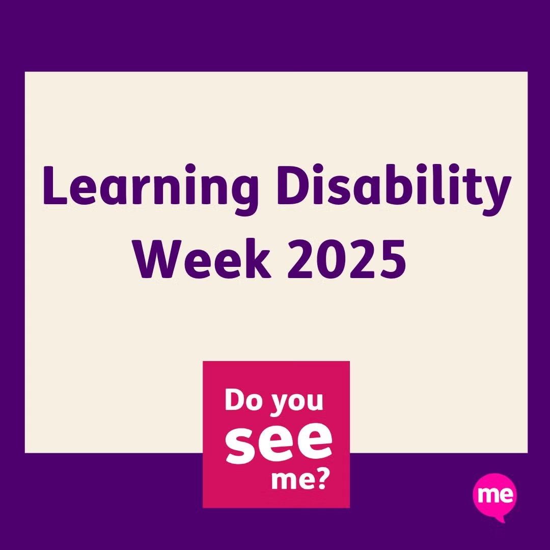 Graphic with words Learning Disability Week 2025. Do you see me?