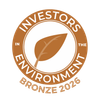Investors in Environment Bronze award logo 