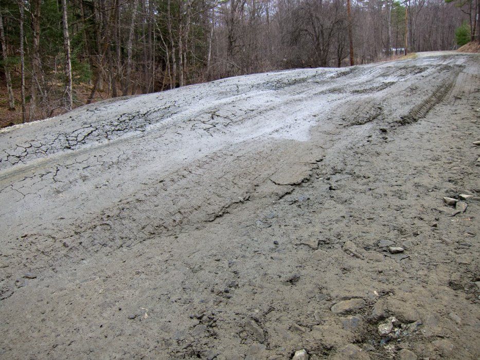 heaving driveway that needs repair