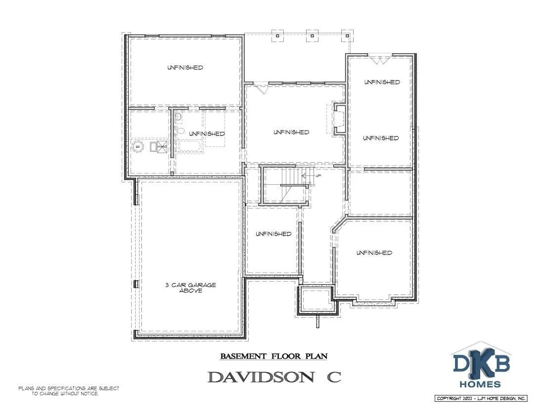 Basement floor plan with a living area, laundry room, and other rooms labeled 
