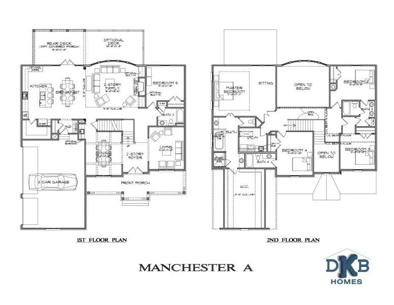 Floor plan of a house, labeled 