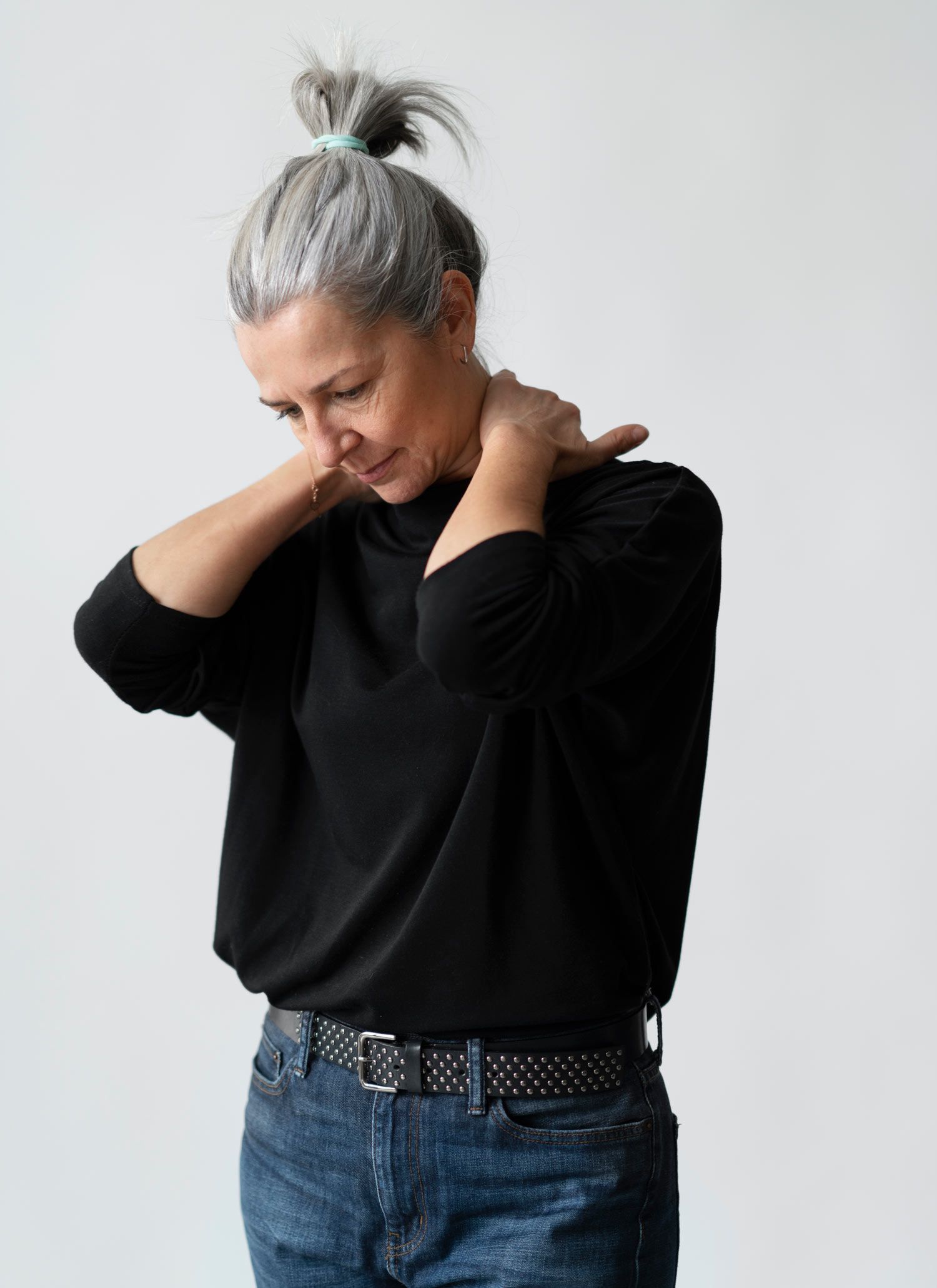 Woman with Chronic Neck Pain
