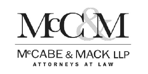 The logo for mccabe & mack llp attorneys at law